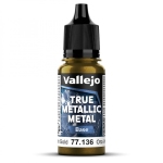 Vallejo 77136 - TMM Base, Grünliches Gold, 18 ml